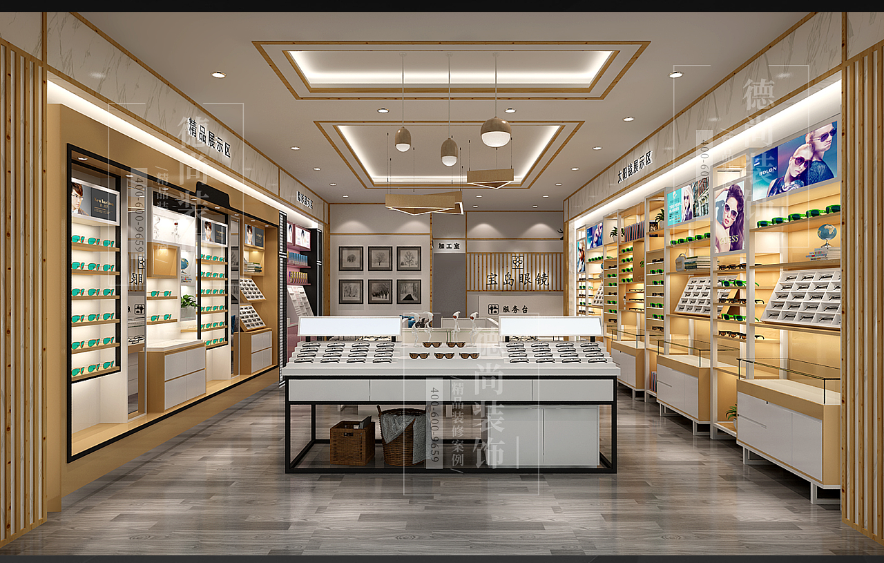 2021眼镜店店铺设计|空间|家装设计|德尚哟 - 原创作品 - 站酷 (ZCOOL)