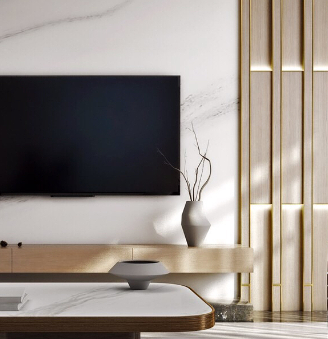 当极简空间融入中式元素 | 骆宏利（图ZMTkyNTY1NDg0） - 家装设计 - 站酷设计师骆宏利原创素材 - 站酷ZCOOL