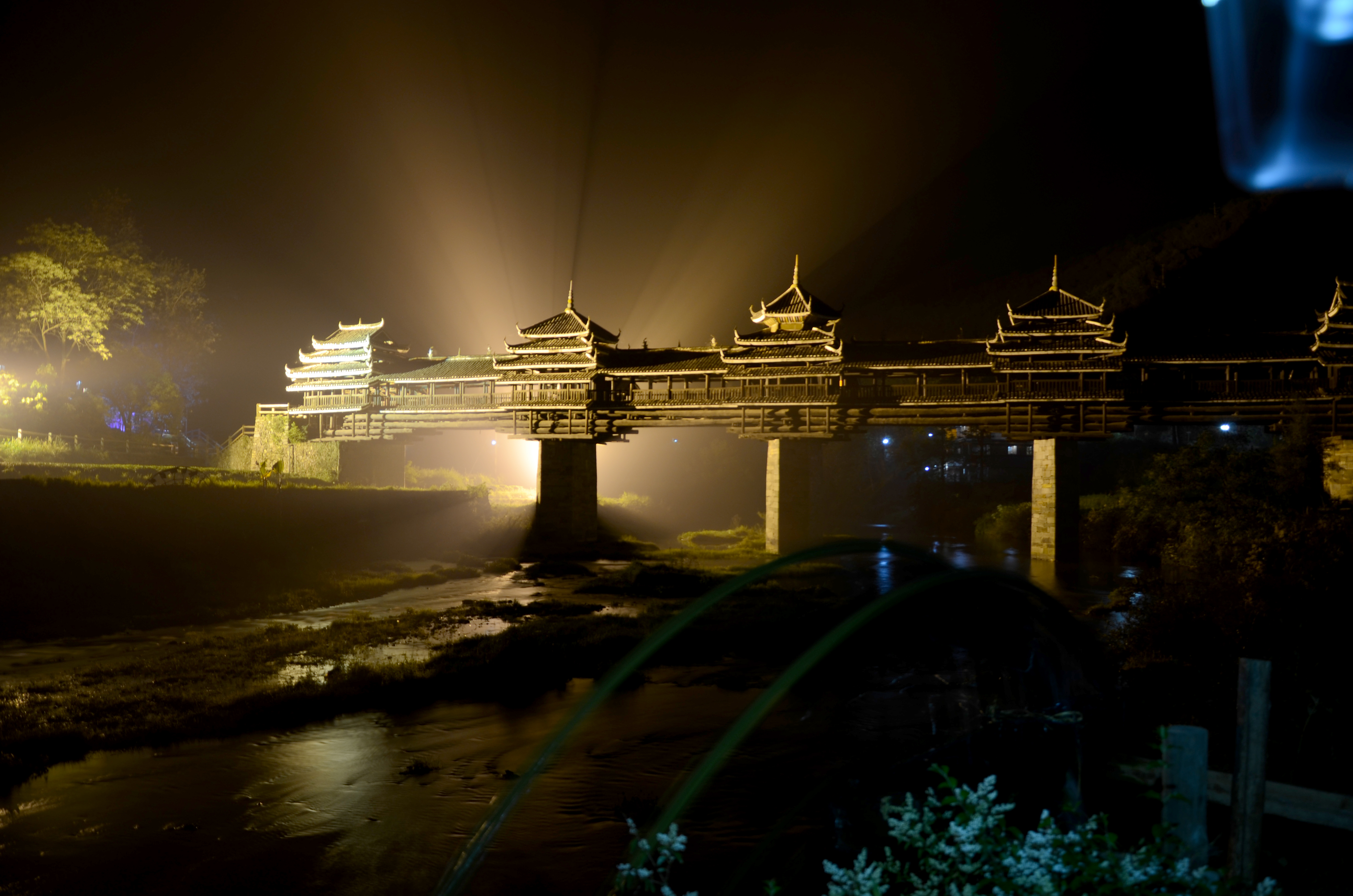 乾州古城风雨桥图片