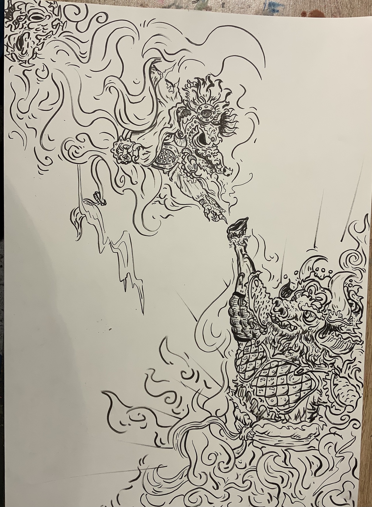 鼠年跨牛年（图ZMjM4MTQ1NDky） - 艺术插画 - 站酷设计师白说话是艺术家原创素材 - 站酷ZCOOL