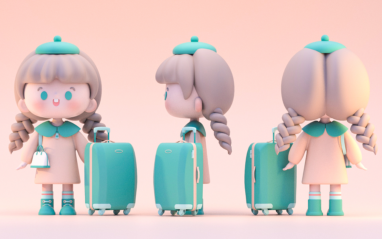 孙小彤个人IP形象设计（图ZMjc3MjM4OTM2） - IP形象 - 站酷设计师西瓜柠檬菠萝蜜原创素材 - 站酷ZCOOL