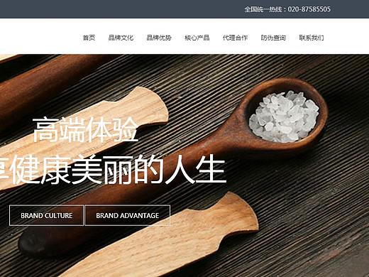 专业线护肤品官网设计