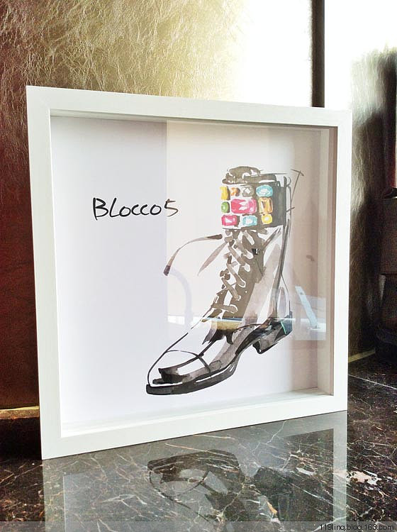 BLOCCO 5 高端鞋履手绘插画