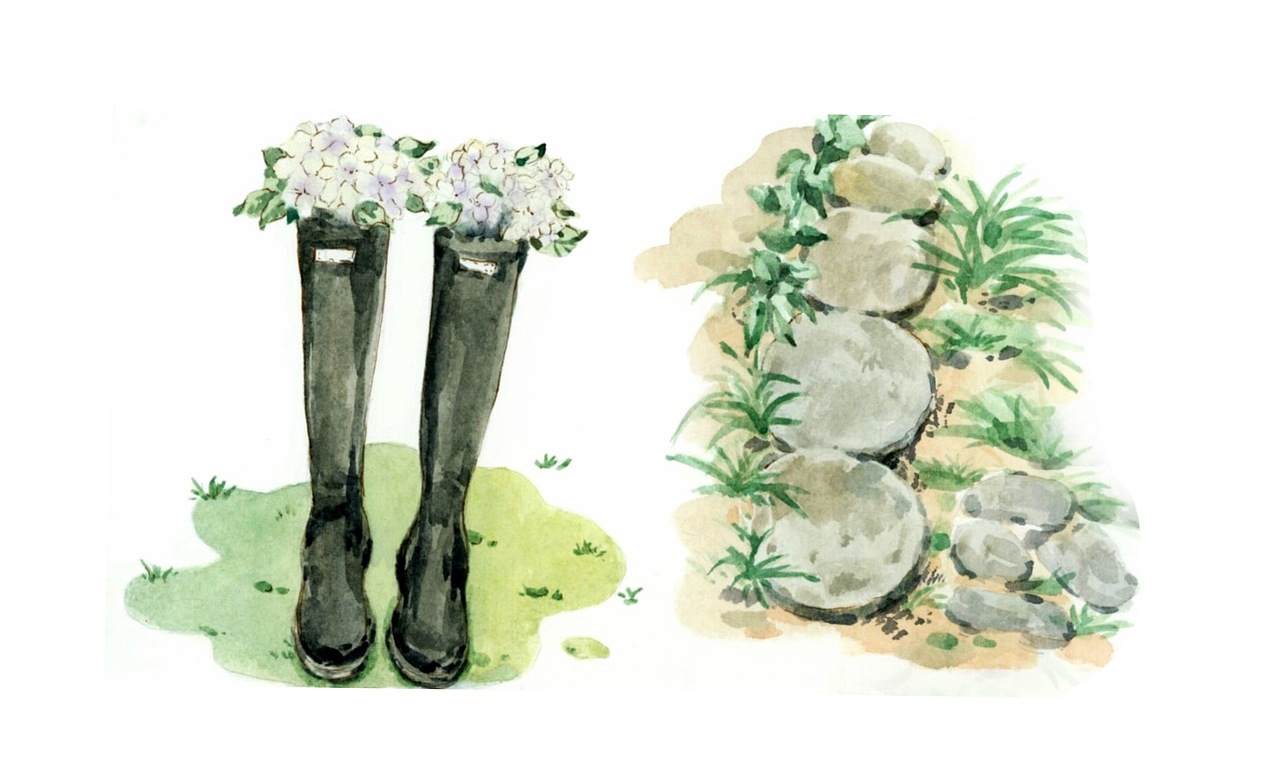 绿色小清新水彩插画（图ZMTk3NTAzNjMy） - 商业插画 - 站酷设计师树上没有_猫原创素材 - 站酷ZCOOL