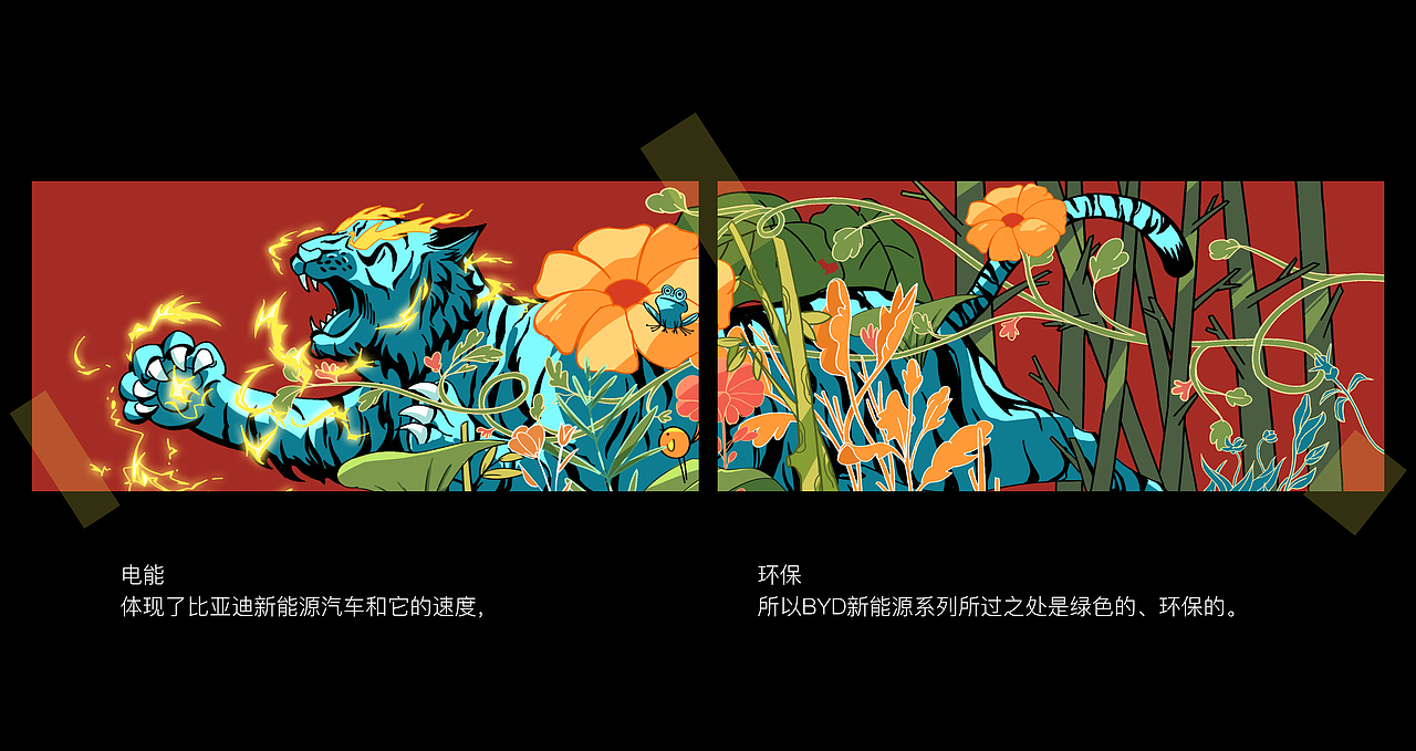 站酷 x 比亞迪 #王者之勢 龍騰虎躍#（圖ZMjkwMjkzMDI4） - 圖案 - 站酷設(shè)計(jì)師白飯咸鴨蛋原創(chuàng)素材 - 站酷ZCOOL