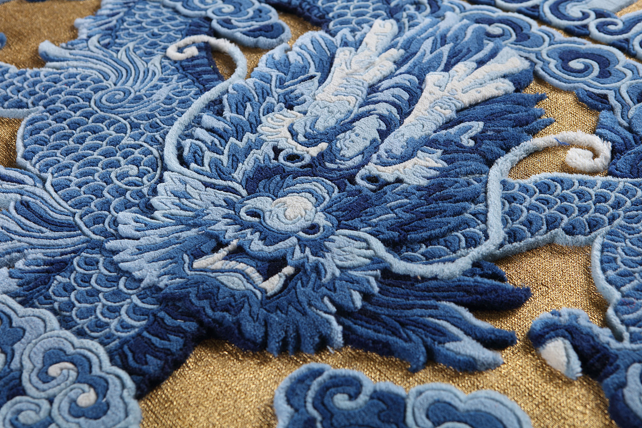 盘金毯-带子上朝