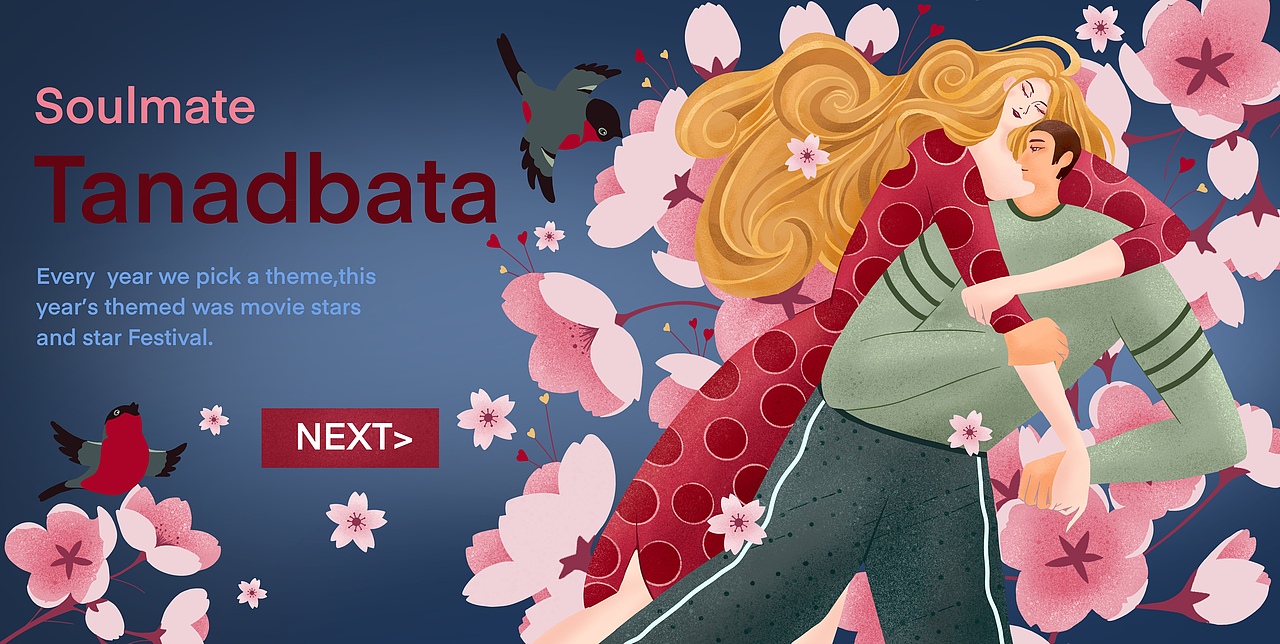 七夕快乐（图ZMjI5NDUxMTAw） - 商业插画 - 站酷设计师Fan仙仙原创素材 - 站酷ZCOOL