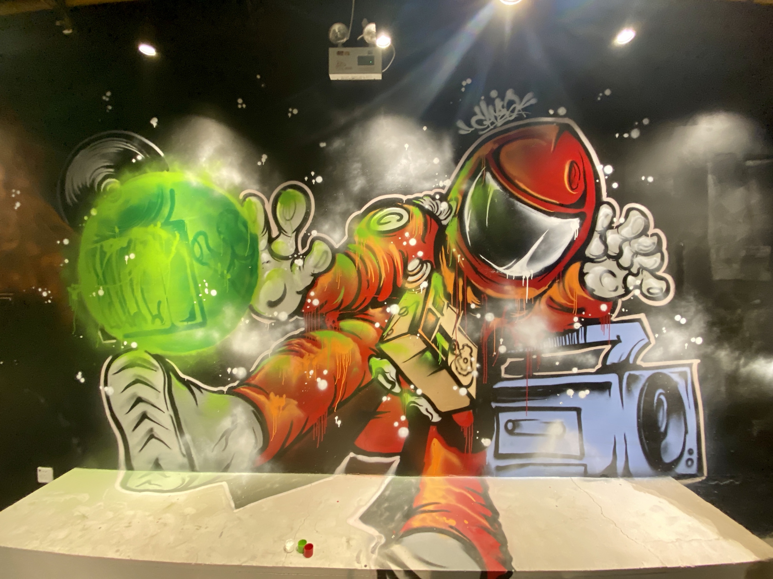 《太空系列-2001太空漫游》涂鸦作品