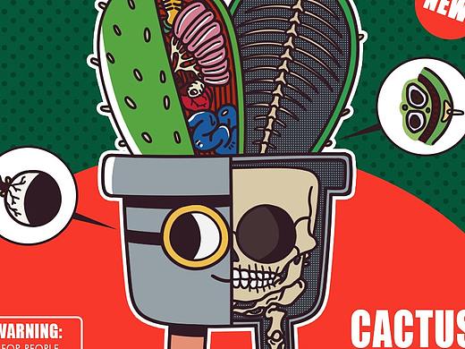 新型未知生物仙人掌！(刺球先生的图案再创作）