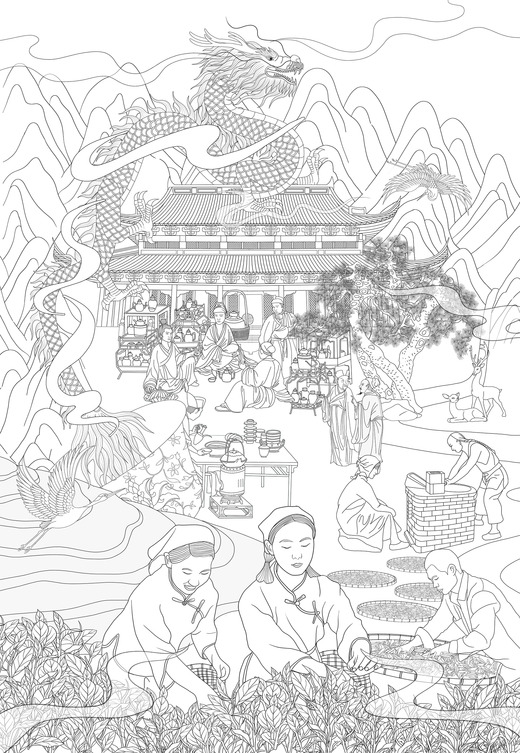 近期国潮插画作品合集（图ZMjczMTk4OTYw） - 商业插画 - 站酷设计师本艺设计工作室原创素材 - 站酷ZCOOL