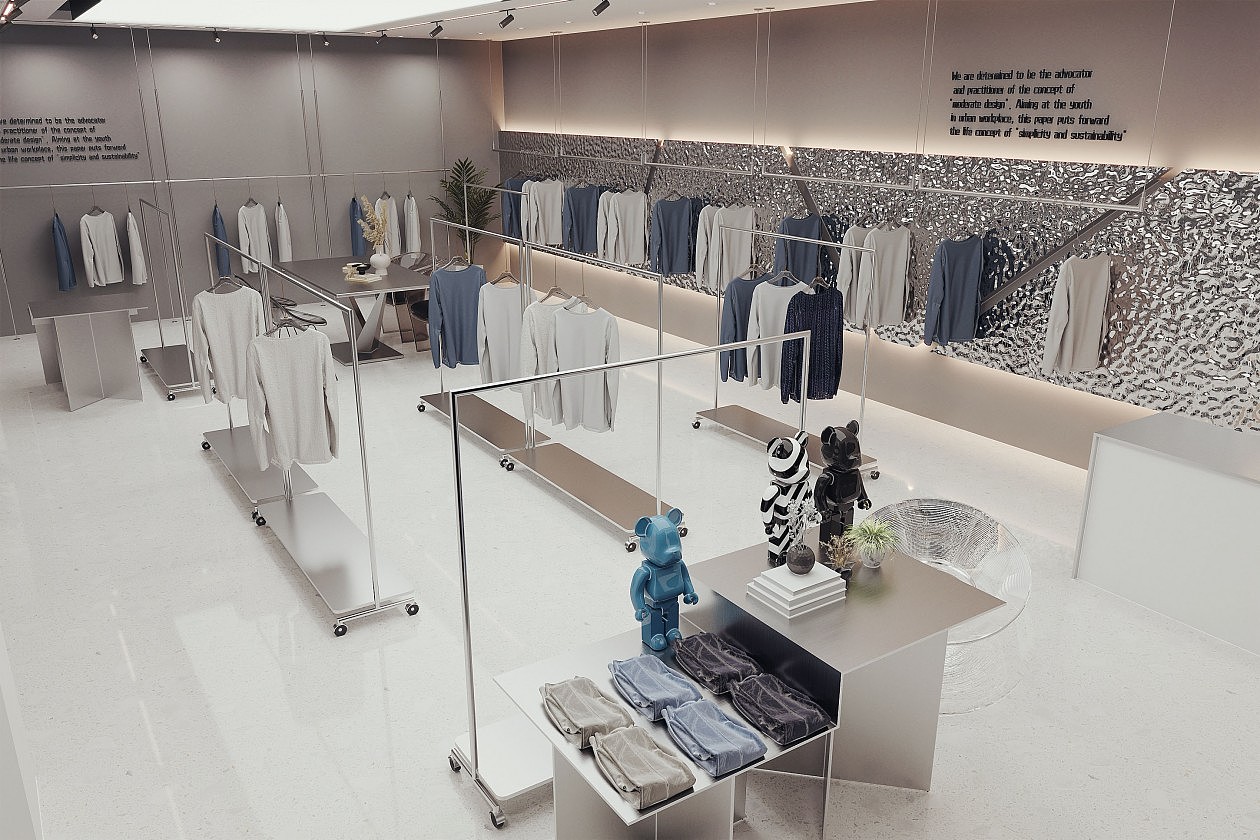 服装店（图ZMjI4NDU5NTk2） - VR设计 - 站酷设计师vx18055175522原创素材 - 站酷ZCOOL