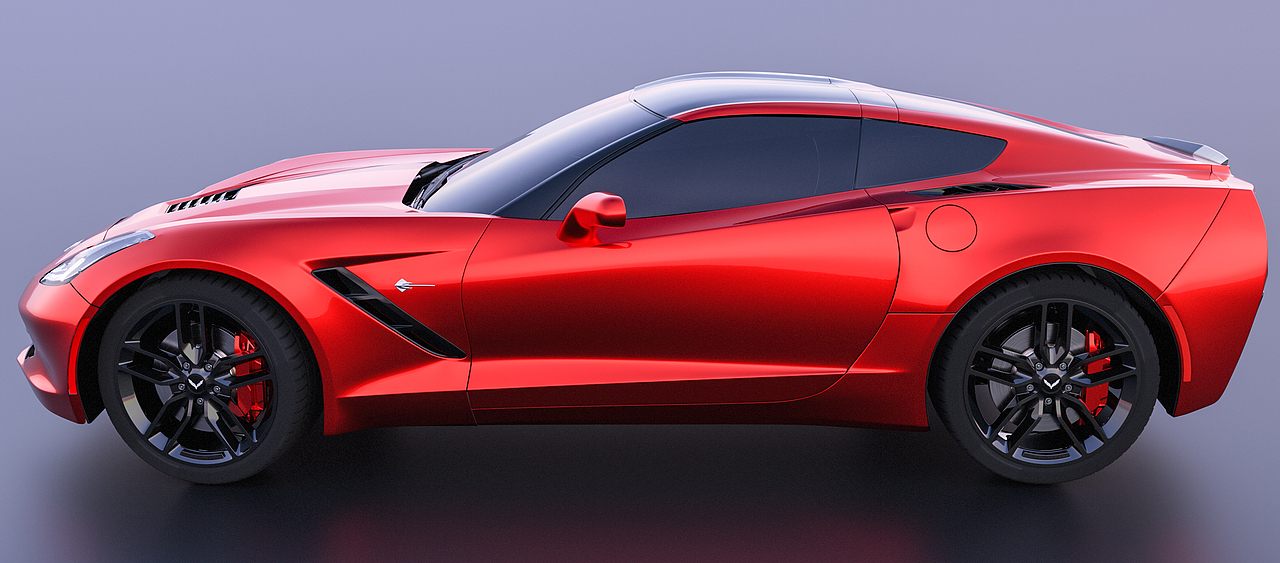 克尔维特建模渲染