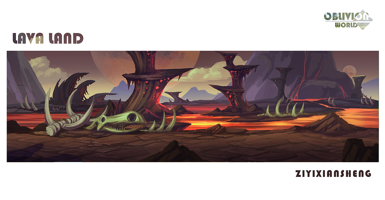 Oblivion world（图ZMTgyMjUwNTk2） - 游戏原画 - 站酷设计师子易先生的马甲原创素材 - 站酷ZCOOL