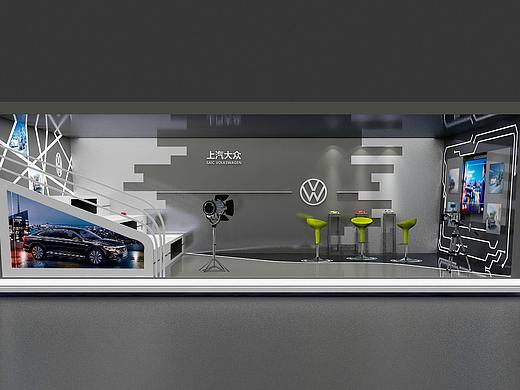 大众直播间 演播厅 效果图设计 3D