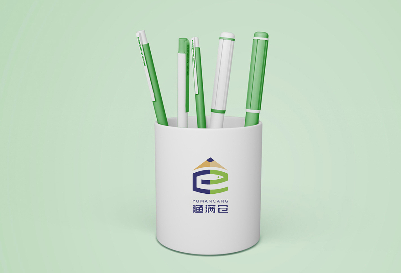 渔满仓文具用品logo设计（图ZMjY3NjA3NjE2） - Logo - 站酷设计师一峰设计原创素材 - 站酷ZCOOL