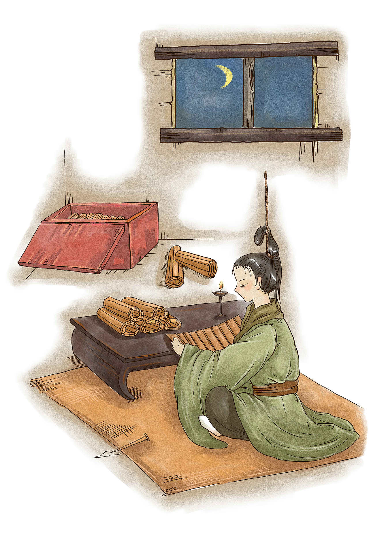 苏秦（图ZMTE0OTI0NDE2） - 艺术插画 - 站酷设计师灶台上的小玄子原创素材 - 站酷ZCOOL