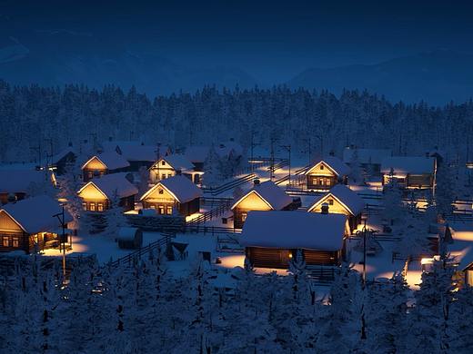 《UE5/UE4 雪的童话世界》