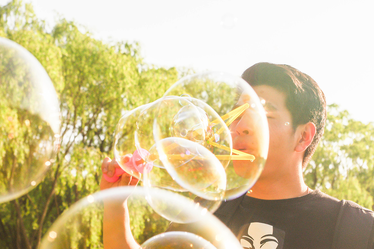 5.27日 晴 约上撒贝宁和姚晨 去奥森记录时光