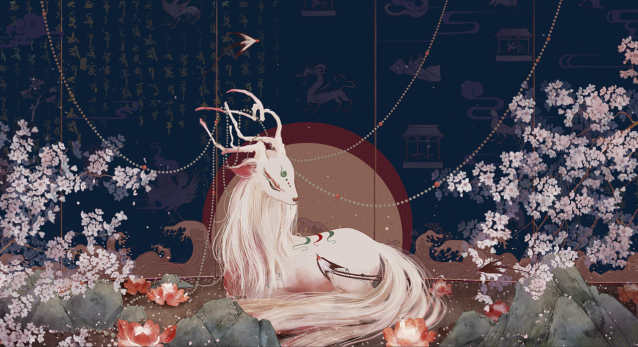 最近的古风插画合集（图ZMTg0MDQ2MjIw） - 商业插画 - 站酷设计师舍溪原创素材 - 站酷ZCOOL