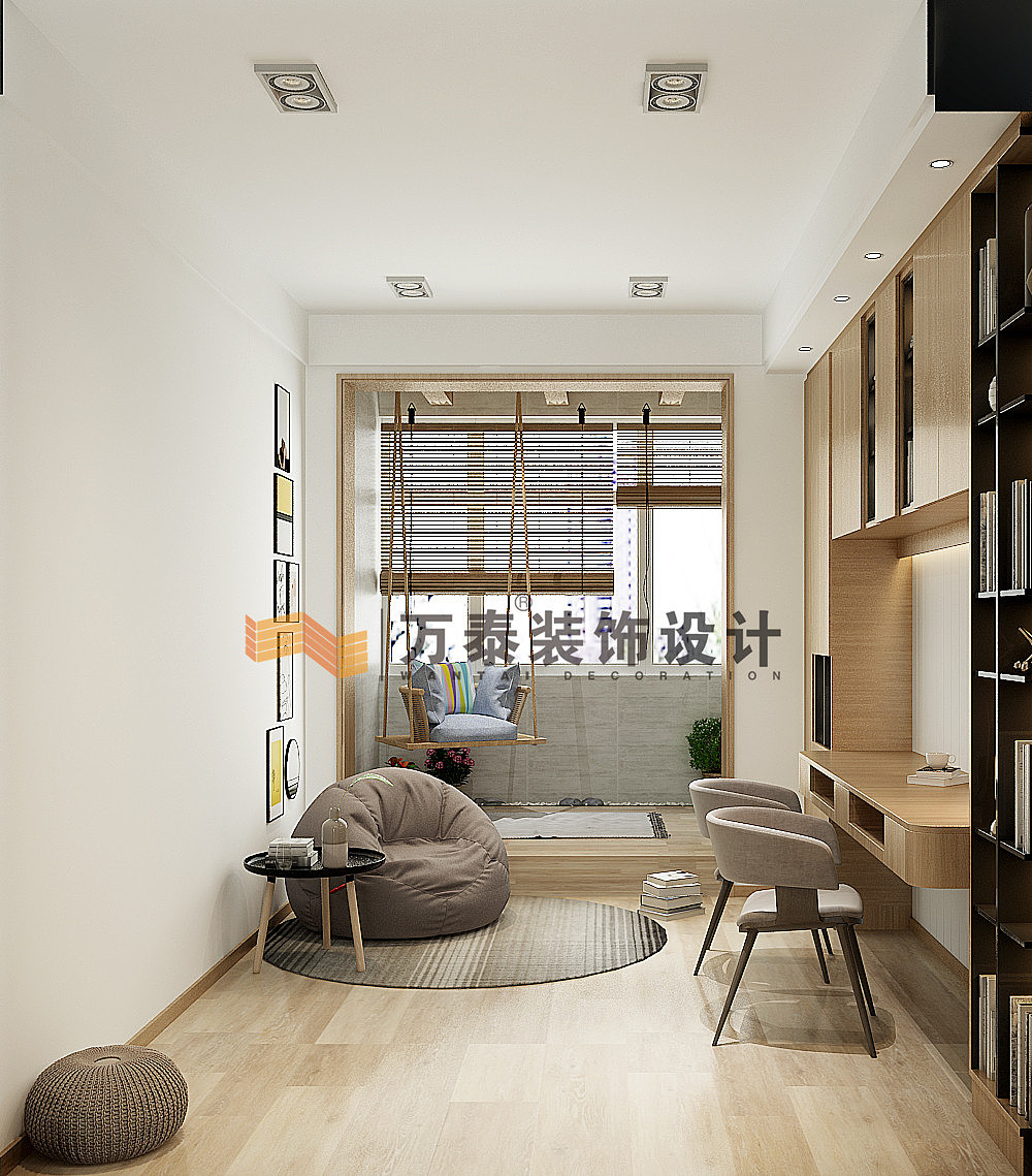 济南万泰装饰名都花园280平北欧风格案例