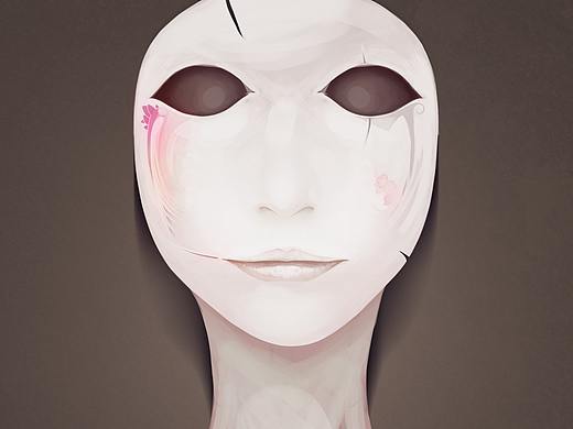 《面具》（个人主页-ZMzMwMzE2NDg=） - 创作习作 - 站酷设计师尘微丶熏神染骨原创素材 - 站酷ZCOOL