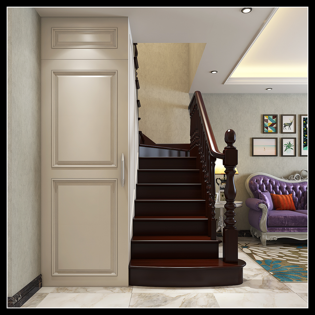 复式别墅楼梯楼梯方案