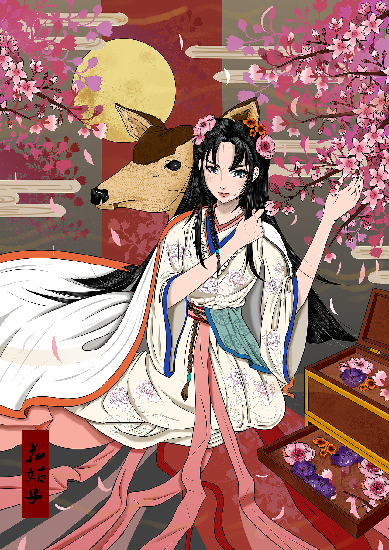 聊斋系列插画（图ZMTIzNTMwMDIw） - 创作习作 - 站酷设计师一颗大肥豆原创素材 - 站酷ZCOOL