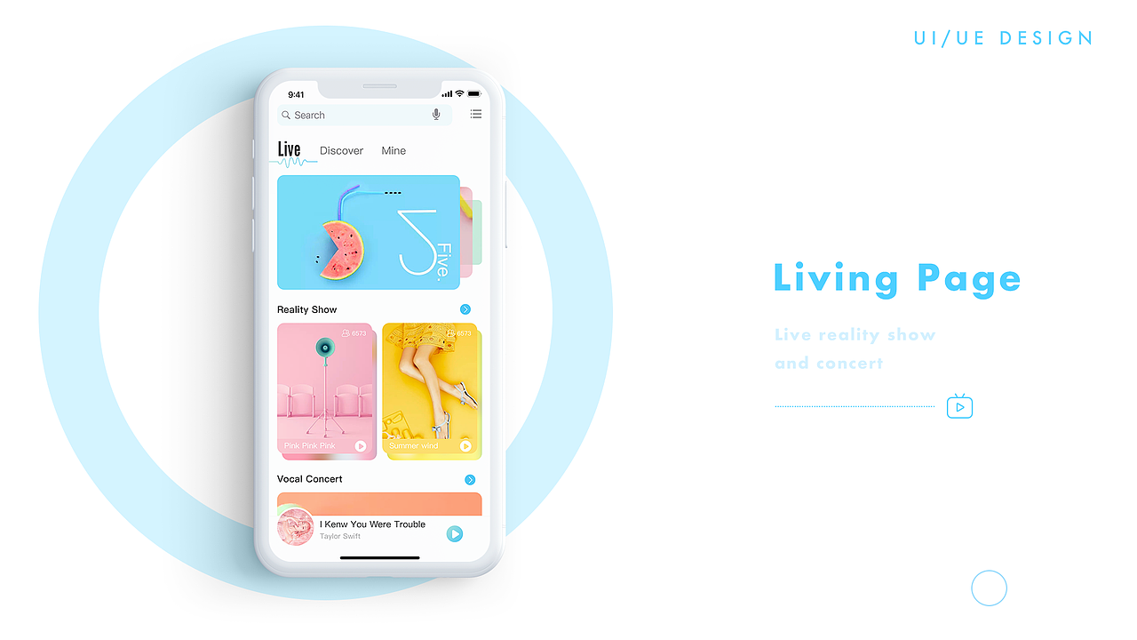 马卡龙配色音乐APP（图ZMTg2Mjg5MTI4） - APP界面 - 站酷设计师迷鹿2019原创素材 - 站酷ZCOOL