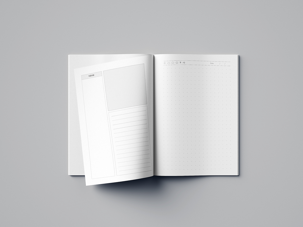 笔记本设计|日历记事本