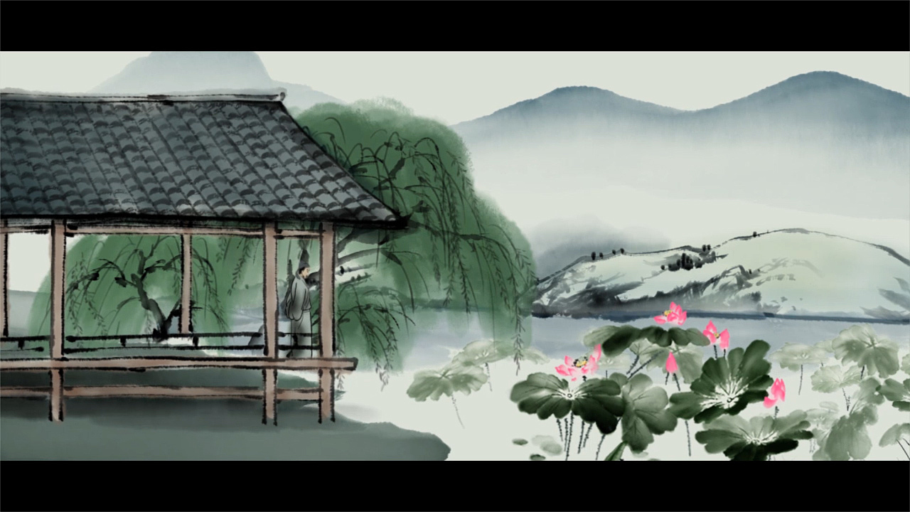 古诗动画《小池》中国风水墨动画（图ZMTY0Nzc5ODEy） - 动画片 - 站酷设计师中国风动画原创素材 - 站酷ZCOOL