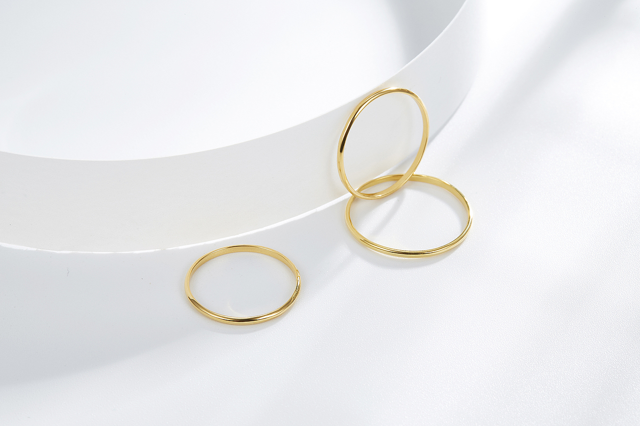 商业珠宝白色场景组合图摄影拍摄