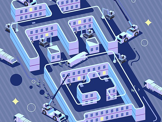 雷神山火神山速建海报