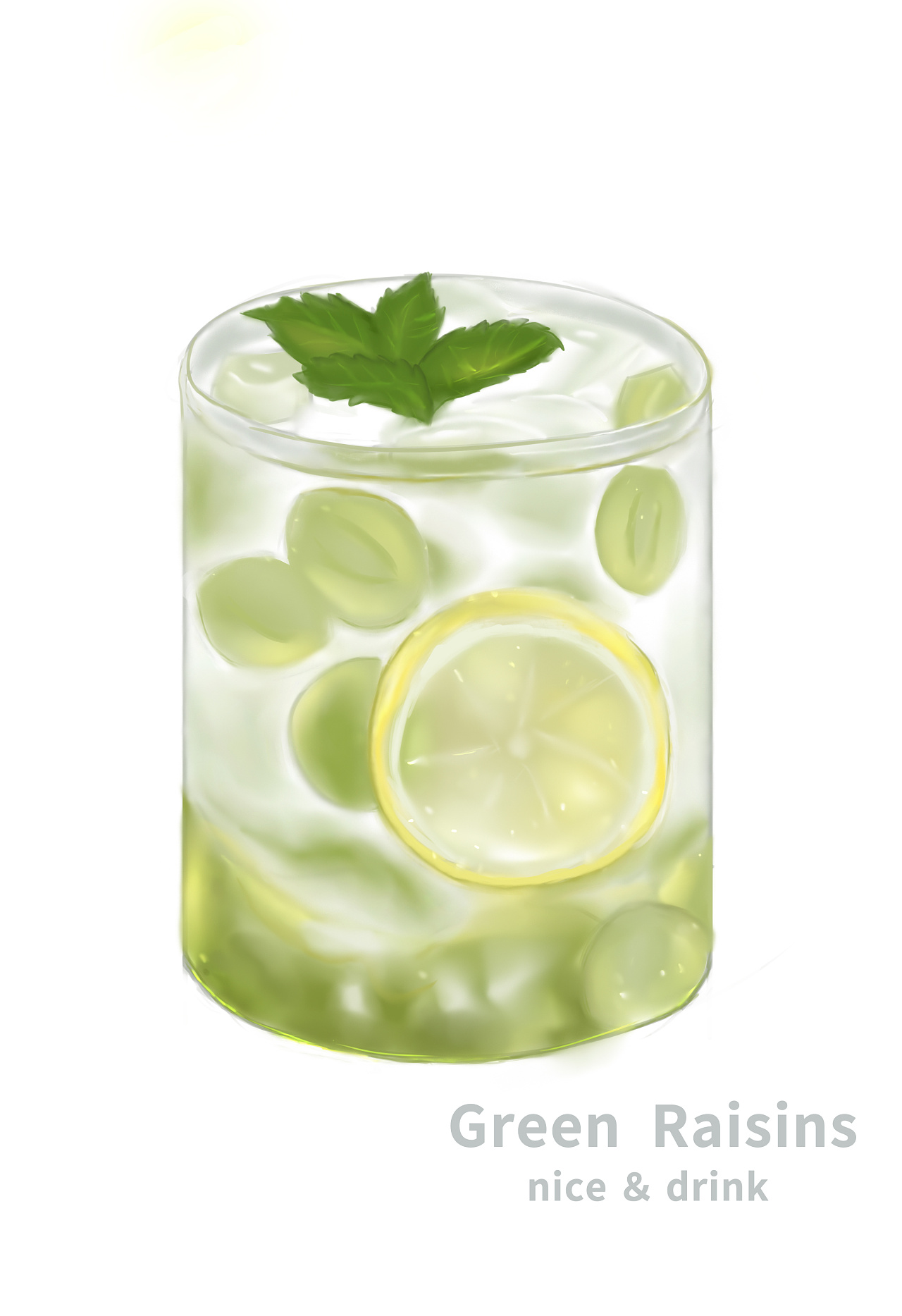 青提柠檬薄荷茶