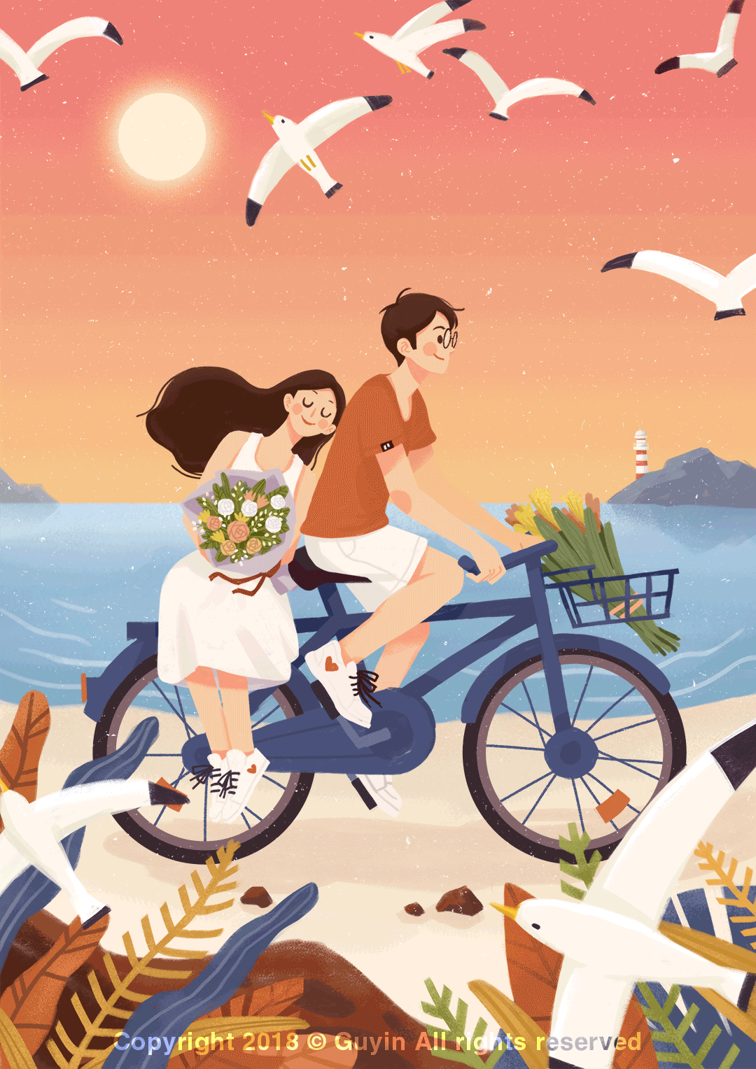晴天（图ZMTA0MDY0NDEy） - 艺术插画 - 站酷设计师昨日的Guyin原创素材 - 站酷ZCOOL