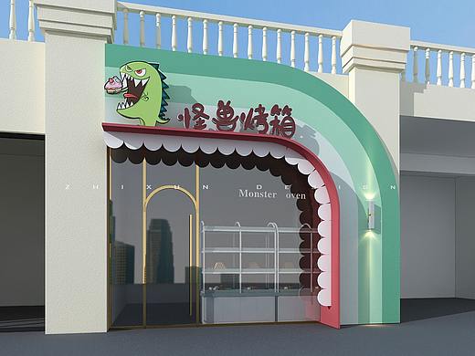 蛋糕店 效果图 方案设计 装修设计 网红店