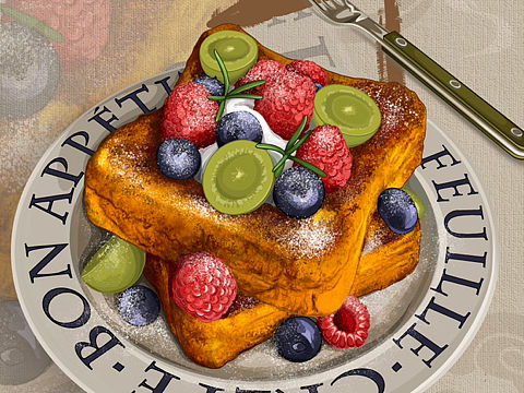 美食插畫（個(gè)人主頁-ZNjgzNTg1MzI=） - 繪畫 - 站酷設(shè)計(jì)師染青WANG原創(chuàng)素材 - 站酷ZCOOL