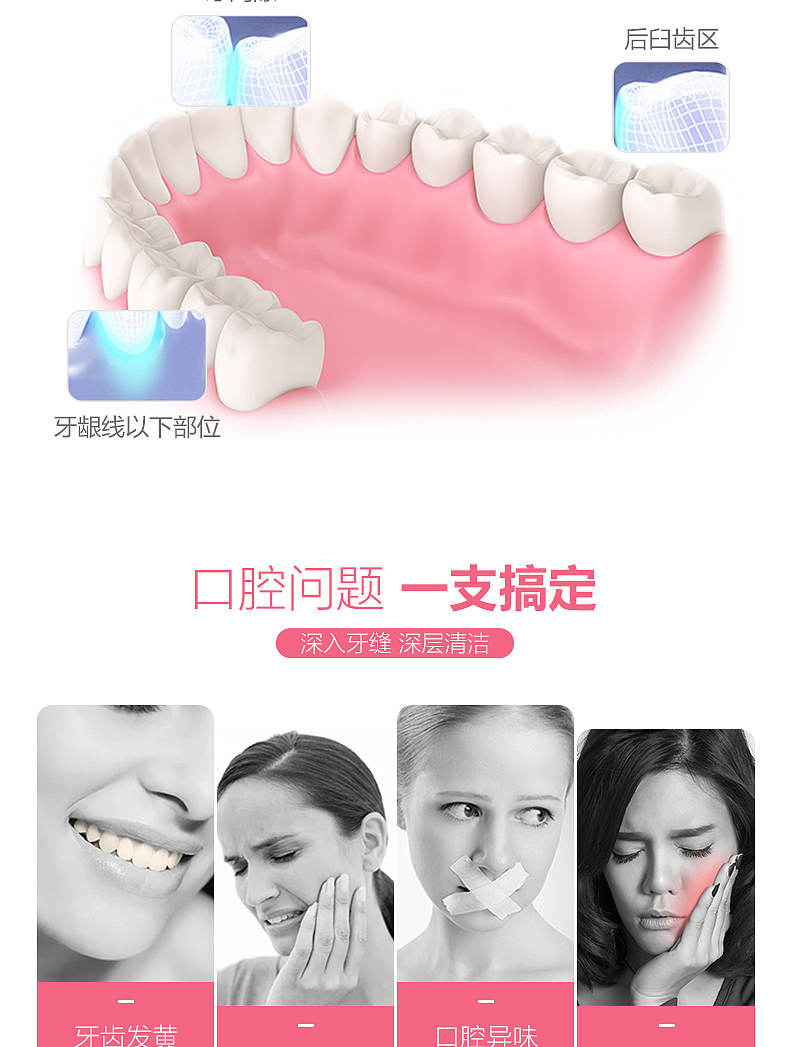 电动牙刷详情制作