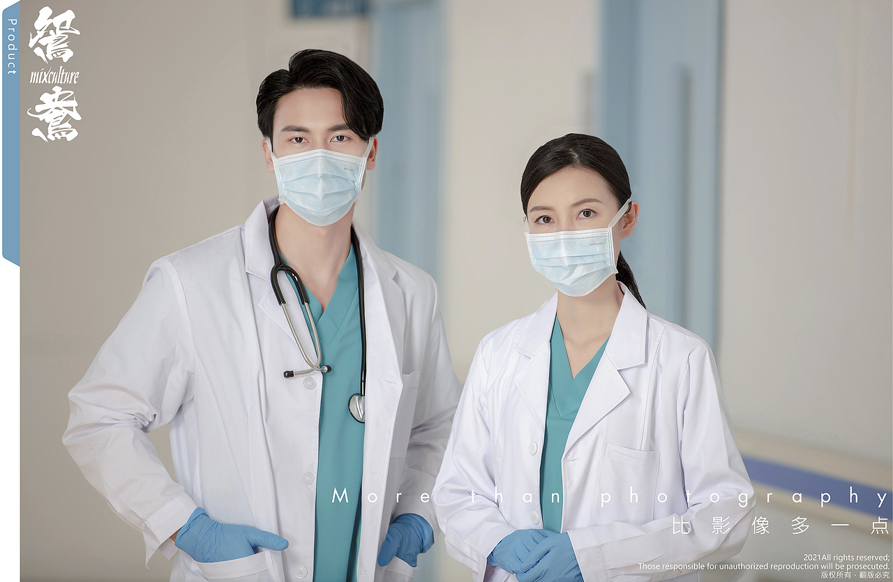 Winner 稳健口罩形象片平面拍摄案例(医护篇)