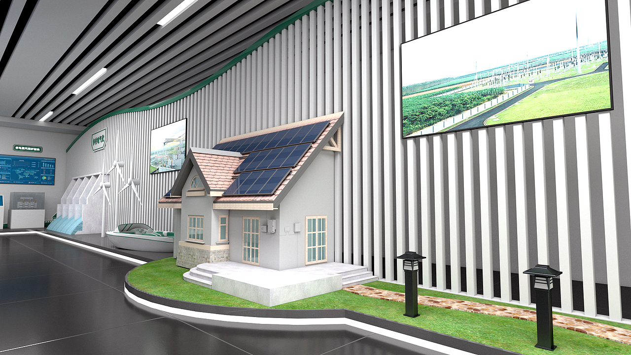 国家电网能源展厅（图ZMjU4OTU2Mzg0） - 建筑/空间 - 站酷设计师美陈Hello世界原创素材 - 站酷ZCOOL