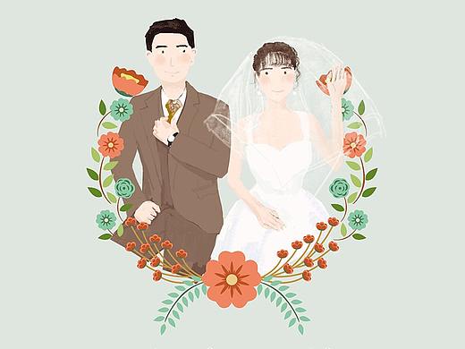 婚礼插画