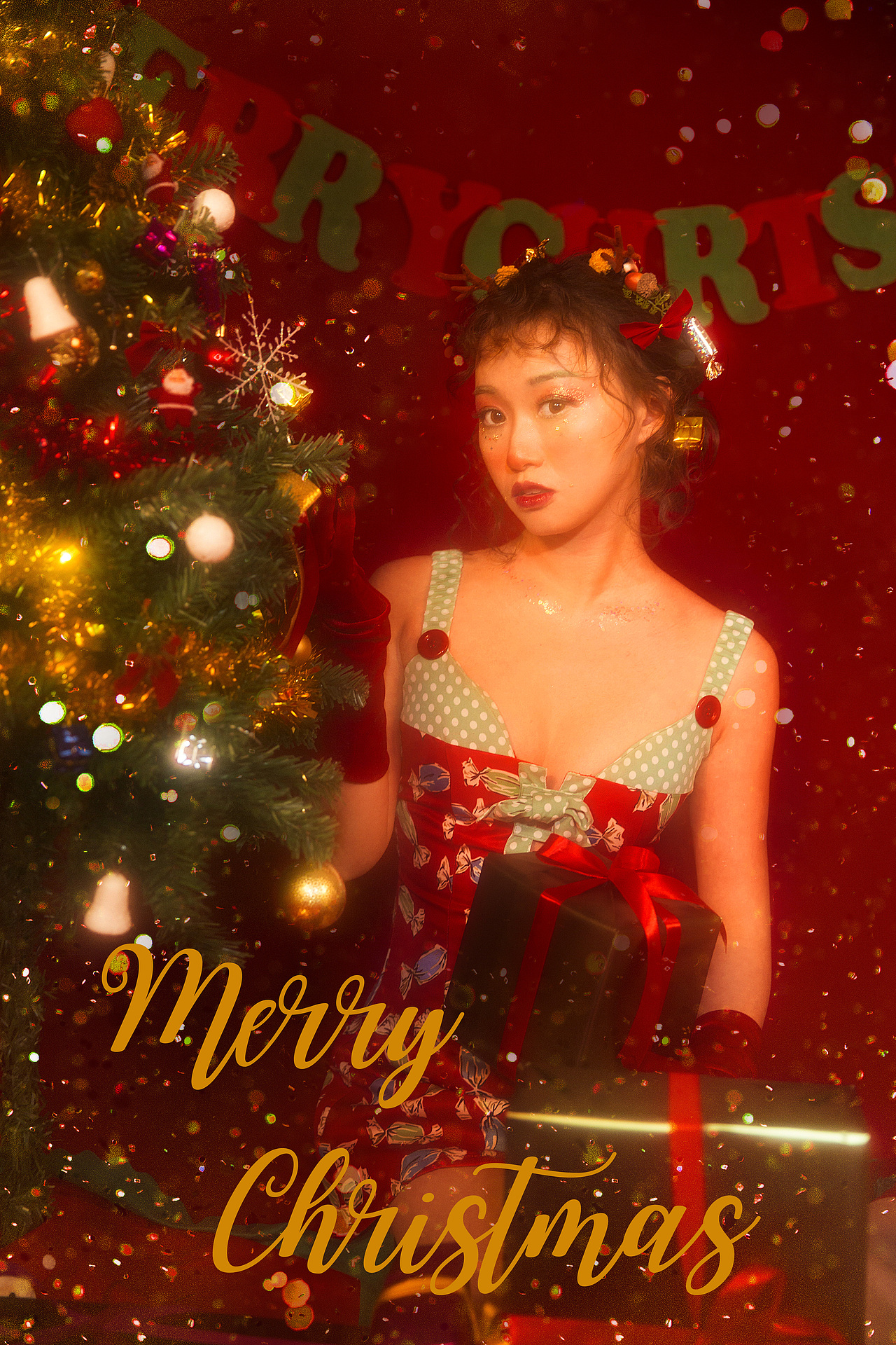 🎄圣诞麋鹿（图ZMTM5MzI4NDM2） - 人像摄影 - 站酷设计师Z53789728原创素材 - 站酷ZCOOL