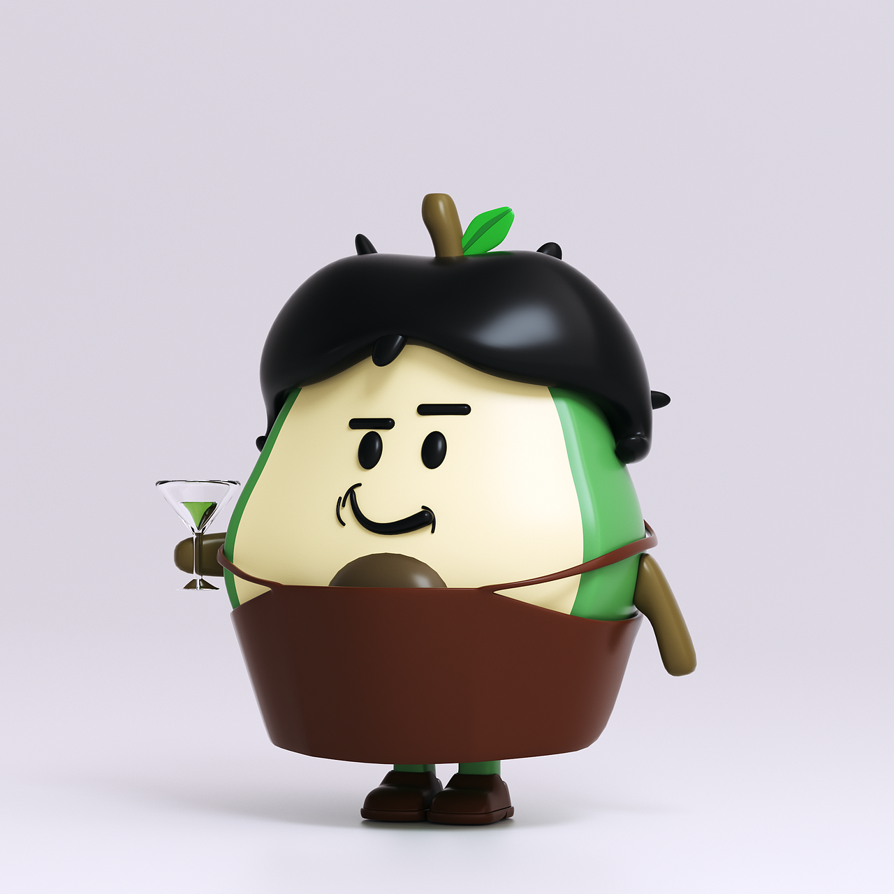 水果IP建模渲染作品