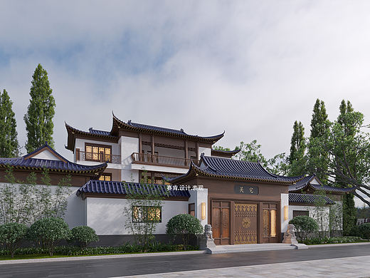 一丁装饰&赛肯出品，中式别墅设计