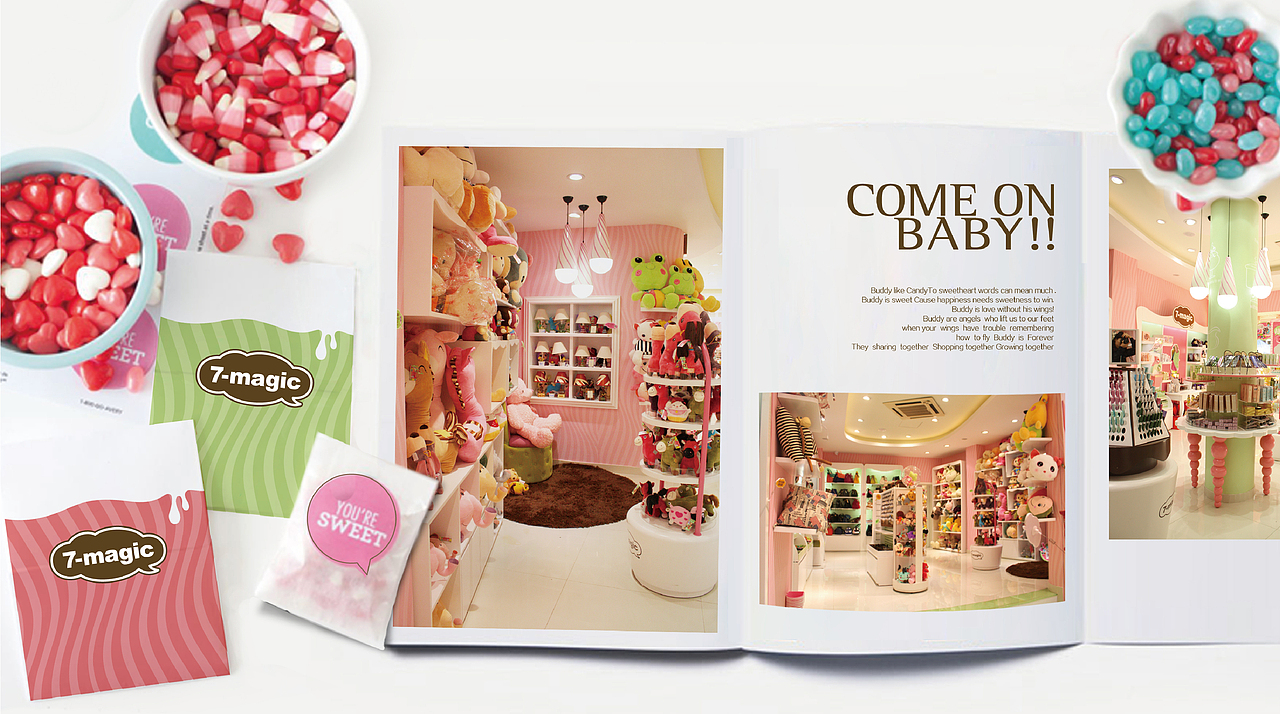 7-magic 甜美少女饰品品牌（图ZMjg2MDMyMTI=） - 品牌 - 站酷设计师margaretcat原创素材 - 站酷ZCOOL