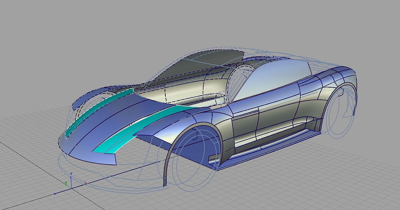 Porsche-Mission-E纯效果图Alias建模教程（图ZOTM3OTYxMzI=） - 机械/交通 - 站酷设计师Adleyou原创素材 - 站酷ZCOOL