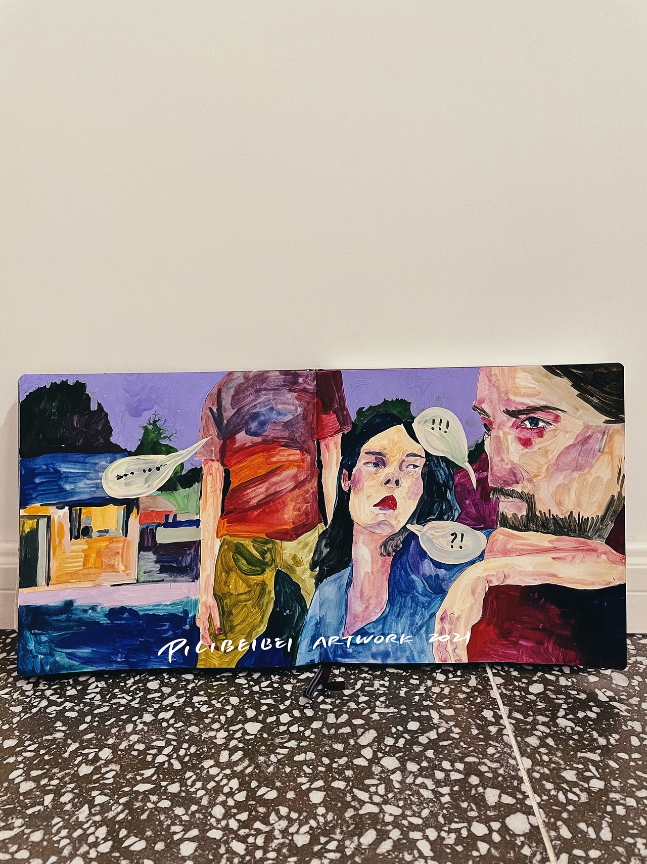 【插画】又，画完一本sketchbook