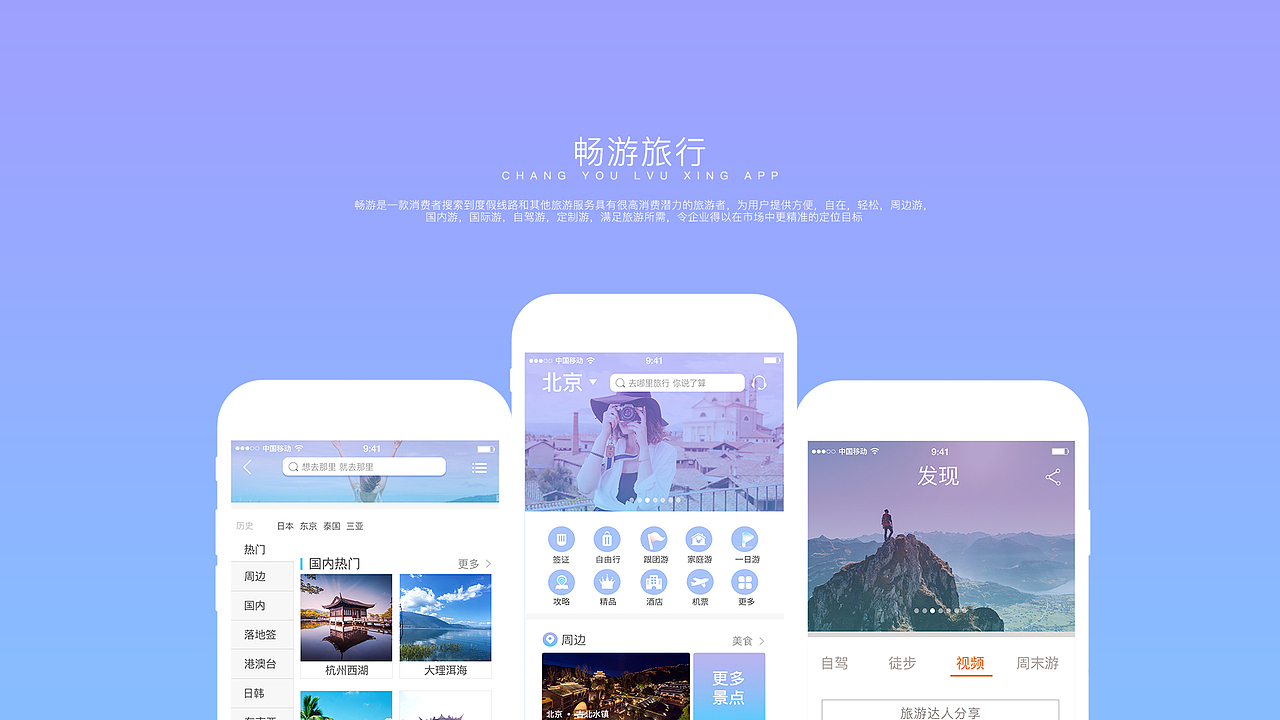 畅游旅游APP（图ZMTQ1Mjc3MTY0） - APP界面 - 站酷设计师LIHUAYOU原创素材 - 站酷ZCOOL