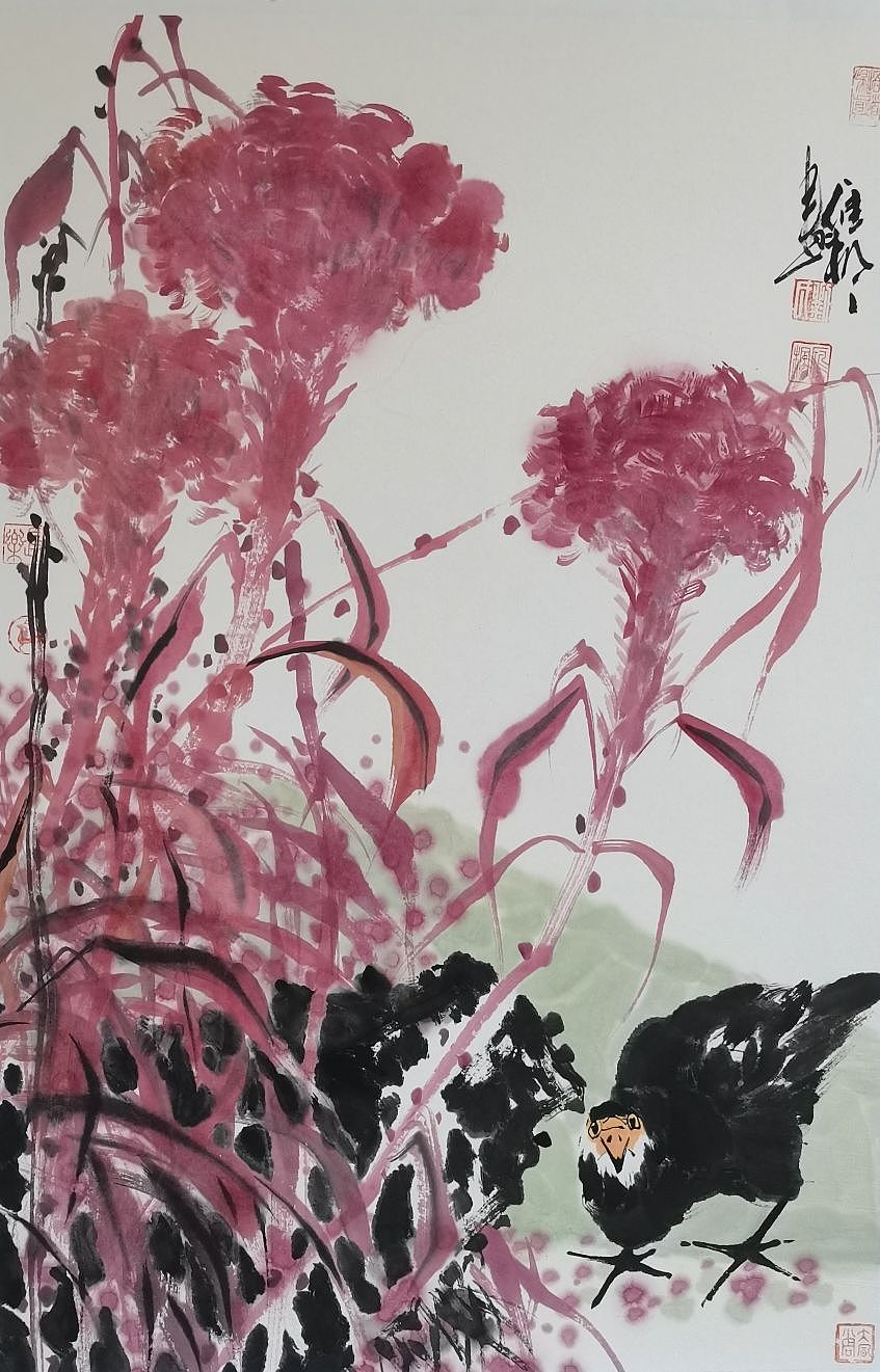 国画花鸟（图ZMzYyMzM2OTk2） - 绘画 - 站酷设计师画家刘雁枫原创素材 - 站酷ZCOOL