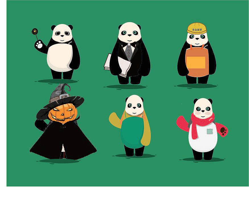 熊猫已参与:yoyo look 变变变-全友家居卡通形象大使延展设计征集