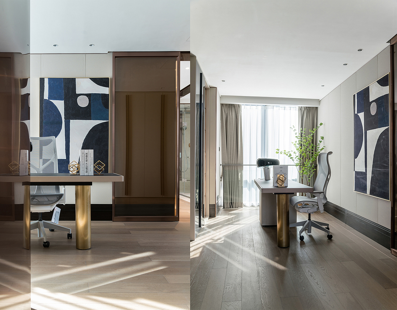 老鹰空间设计 ▏港式轻奢风，320平大平层室内设计（图ZMjE3NTgzNTcy） - 家装设计 - 站酷设计师老鹰空间设计原创素材 - 站酷ZCOOL